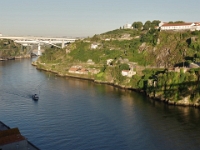 59095CrLeRe - Walking to the Douro River and across the Dom Luis I Bridge with Julia - Porto, Portugal   Each New Day A Miracle  [  Understanding the Bible   |   Poetry   |   Story  ]- by Pete Rhebergen